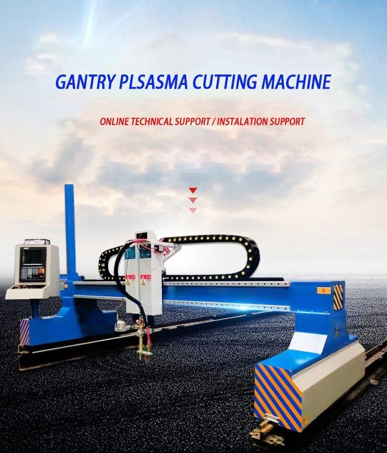 CNC Plasma Cutting Machinery Manufacturer Factory Industrial Model Heavy Gantry Tube Sheet Dual-Use