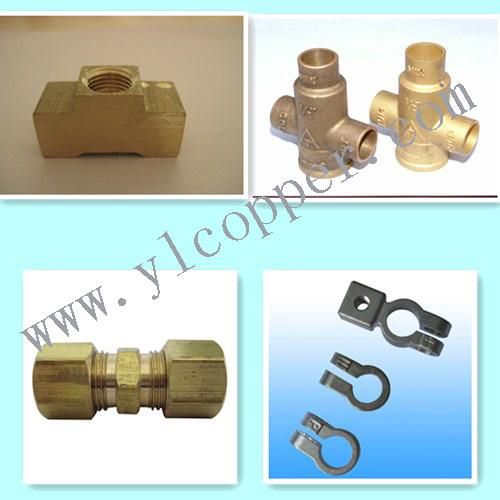 CNC Brass Precision Fittings for Machinery Parts