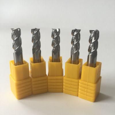 Manufacturer HRC55 3 Flutes Square for Aluminum Carbide Tool