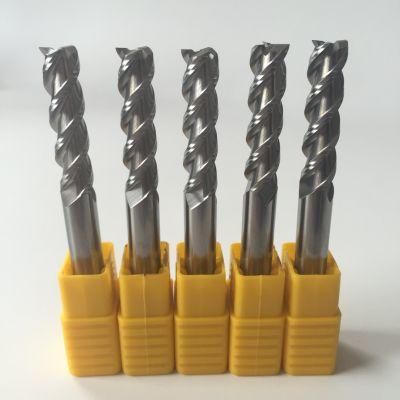 Customized HRC55 3 Flutes Square for Aluminum Milling Tool