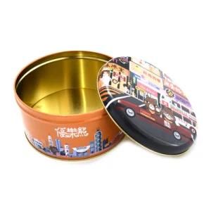 Cookies Round Storage Box Seam Locker Tin Can Making Machine