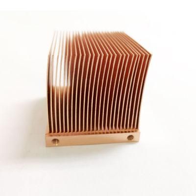 Manufacturer of Skived Fin Heat Sink for Welding Equipment and Svg and Inverter and Apf and Power and Charging Pile