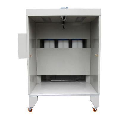Manual Powder Coating Spray Booth with Recovery Filter System Coating Equipments