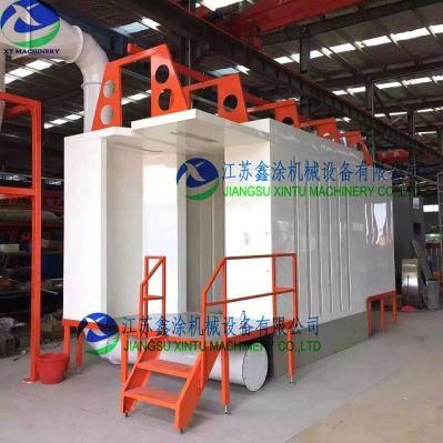 PP/ Metal/Iron Automatic Powder Coating Spray Booth for Line