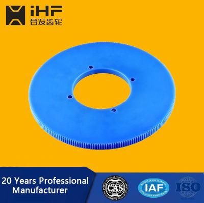 Ihf Precision Customized CNC PA66 Peer Industrial Spur Gear for CNC Machining Part