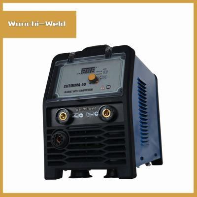 Cut-40 Automatic Plasma Arc TIG Cutting Machine in-Built Air Compressor Welding Machine