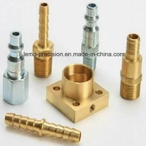 Precision Nipple by CNC Turning with Brass