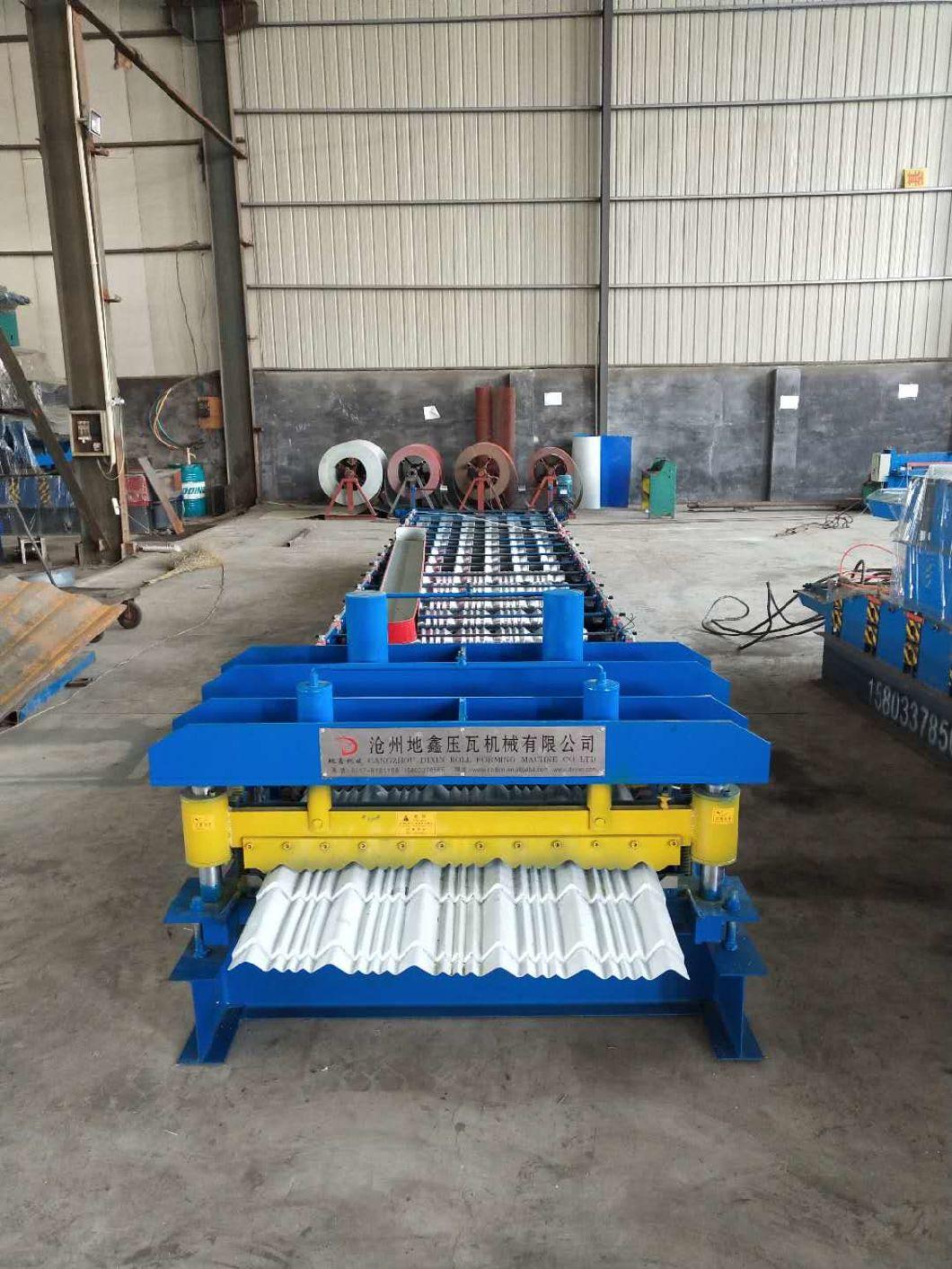 Dx 840 Glazed Tile Roof Panel Forming Machine