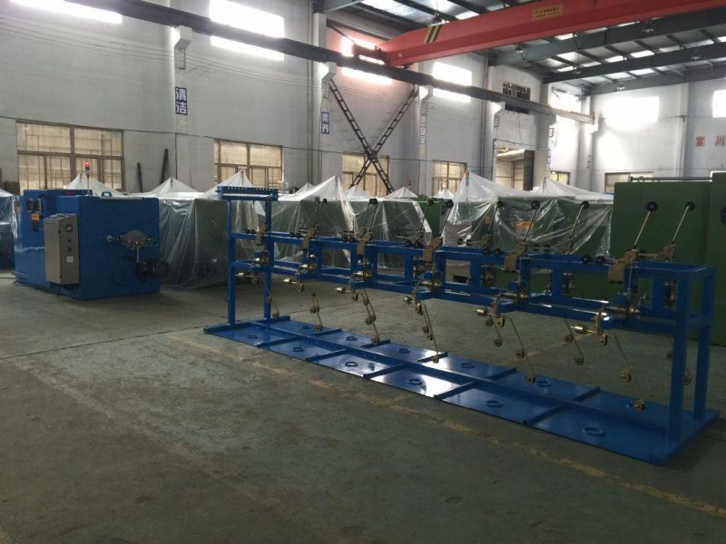 Electrical Copper Cable Unilay Wire Winding Rewinding Bunching Buncher Stranding Double Twist Annealing Tinning Extruder Extrusion Making Drawing Machine