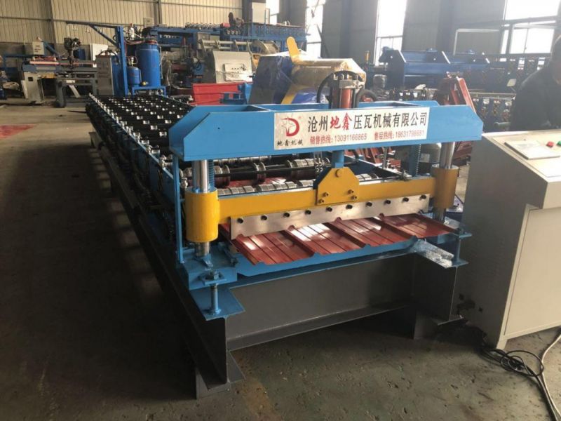 Dixin Roof Panel Steel Rolling Forming Machine/ Trapezoidal Metal Roof Sheet Forming Machine