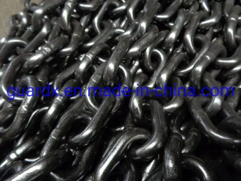 Grade 70 80 100 Alloy Steel Welded Lifting Chain with Black Oxide Film Coated for Chain Hoist
