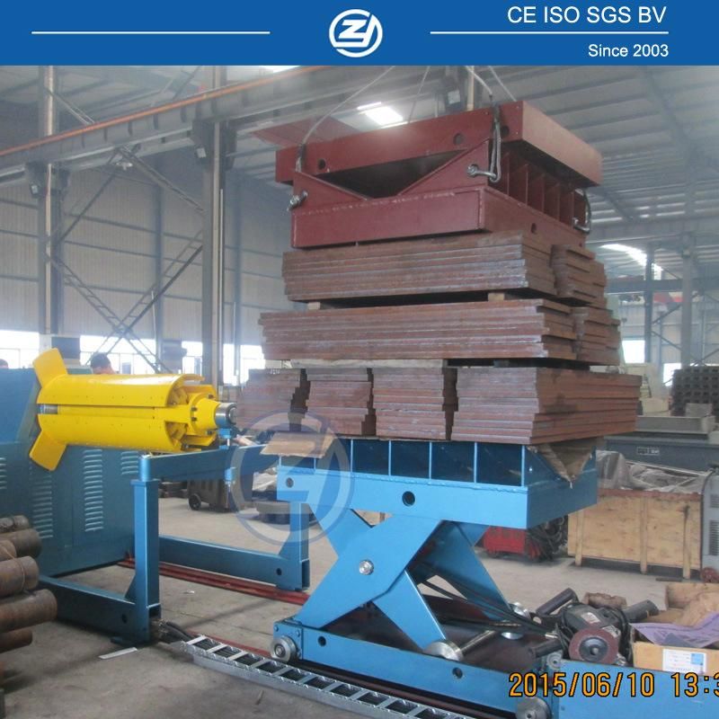 10 Ton Hydraulic Steel Sheet Uncoiler with Coil Car