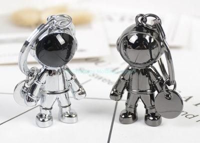 Custom Spaceman Metal Car Key Ring Motor Parts