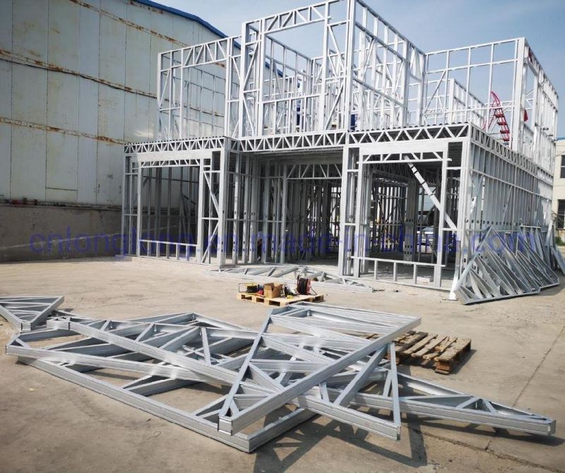 Monthly Deals Automatic Light Gauge Buildings Steel Frame Roll Forming Machine for Prefabricated Houses Luxucy Villas