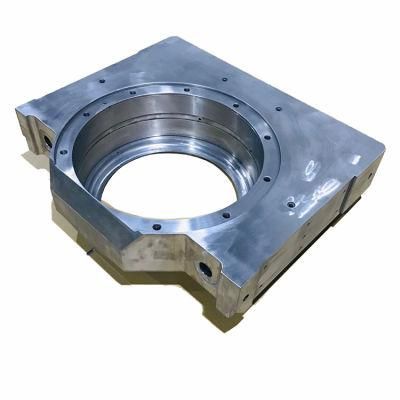 CNC Custom Forging Milling Q345D Steel Bearing Seat with Quenching and Tempering Treatment Machine Parts