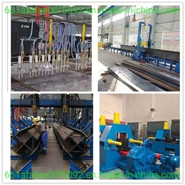 80mm Flange Thickness Straightener Machine for H Beam I Beam Production