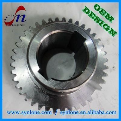 Custom Steel Spur Transmission Gear Machining Helical Gear for Spare Parts