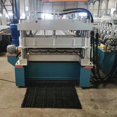 New Customized PPGI&amp; Aluminum Plate Roof Tile Panel Sheet Cold Roll Forming Machine Equipment Factory Price with ISO900