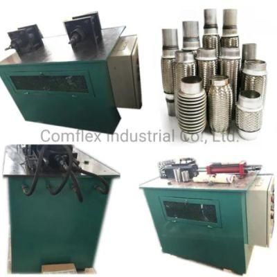 Flexible Exhaust Pipe Connectors Production Line, Exhaust Flex Bellow Flexible Pipe and Flex Joint Connector Assembly Machine~