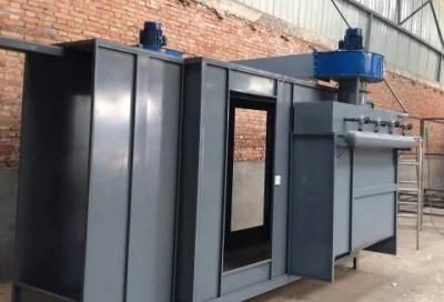 Two Worker Manual Electrostatic Powder Coating Spray Booth
