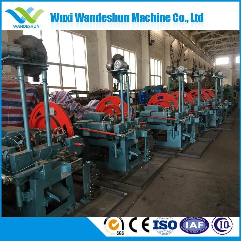 Automatic High Speed Iron Wire Roofing Nail Making Machine for 1"-6" Inches Nail in China /Wire Steel Coil Umbrella Roofing Nail Polish Make Machine Price