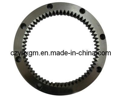 Carbon Steel Parts Hot Treatment Hydraulic Pump Gear for Rexroth Gear Ring (1045) Flange