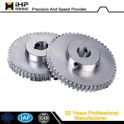 Ihf Simple Maintenance Helical Gear Wheel Metal Transmission Pinion Gears for Printing Machinery