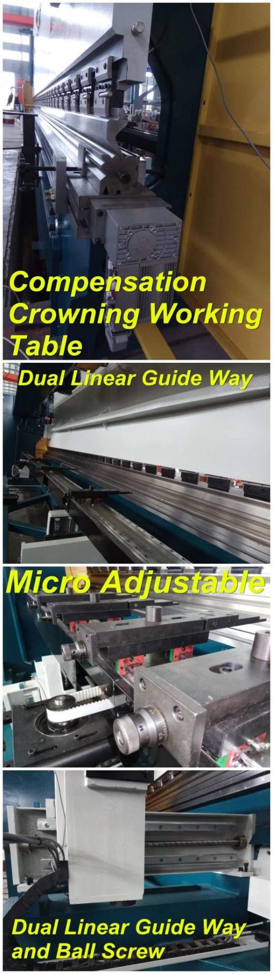 Elevator Industry with Large RAM Stroke Machine for Ssab Hardox Steel