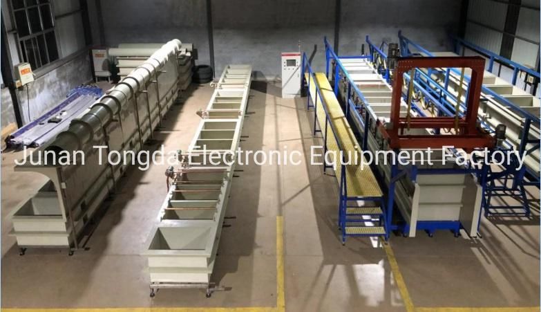 Tongda11 Automatic Electroplating Equipment Barrel Plating Machine Zinc Electroplating Line