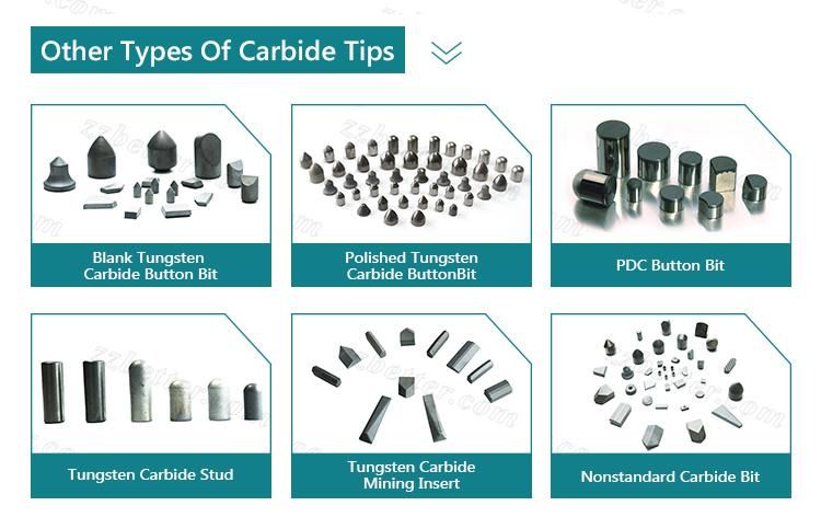 Yr10d/Yg8 Tungsten Cemented Carbide Buttons for Rock and Oil Drilling