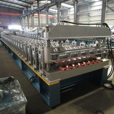 Building Material Ibr Roof Sheet Making Machine with Hydraulic Cutting