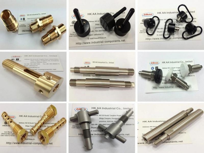 CNC Turning Custom Yellow Zinc Plating 1018 Steel Bushing Sleeve Bolt as Your Design