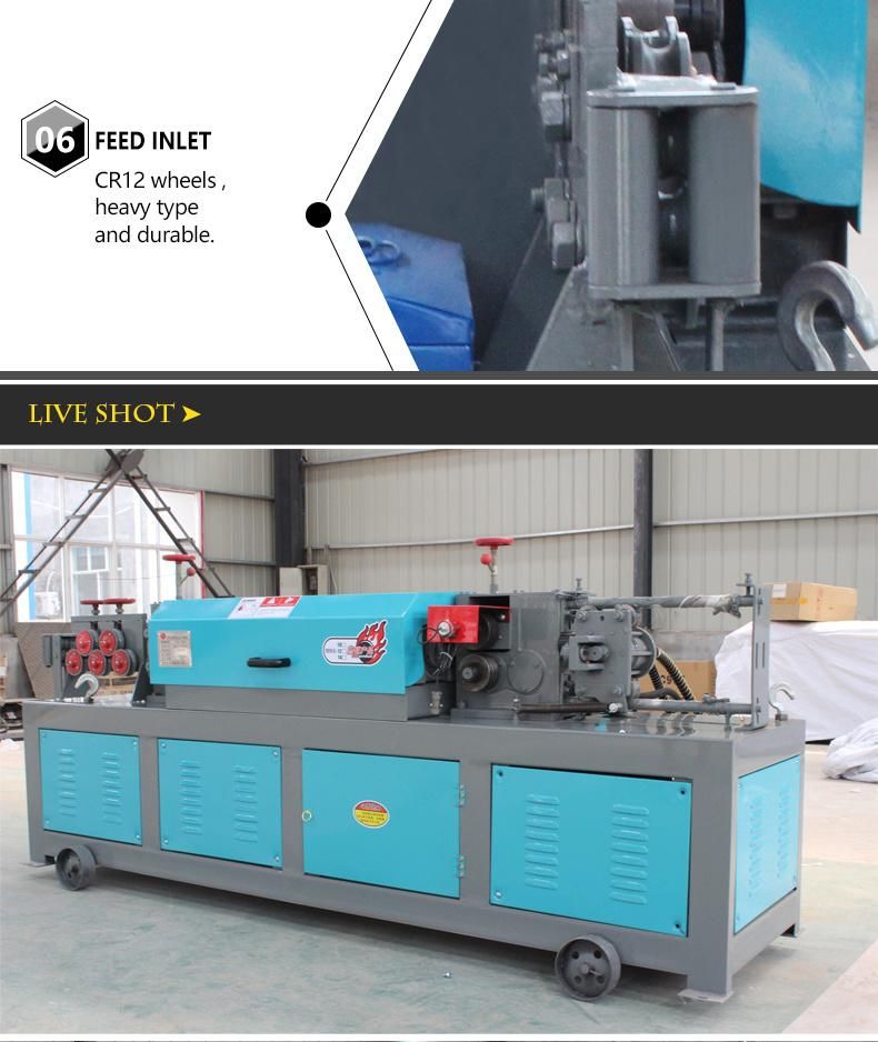 4-14mm Round Bar Steel Bar Straightening Machine