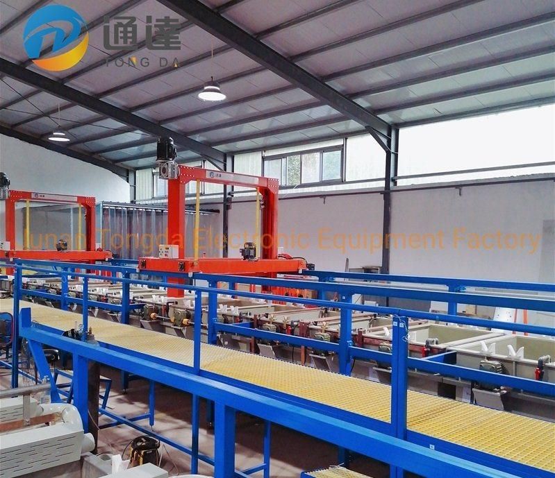 Linyi Tongda Nickel Zinc Copper Electroplating Machine Barrel Plating Equipment