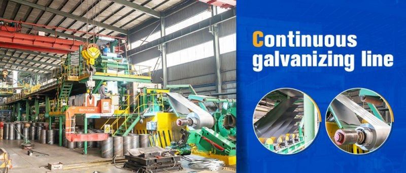 Continuous Hot-DIP Galvanizing Line with Skinpass Mill for Cold Roll Steel