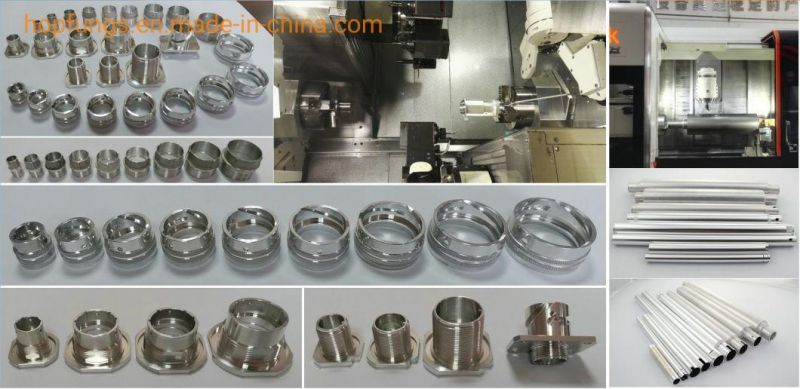 Spiral Groove Turn Mill Parts Industrial Connector Housing Concave Key Aluminium Parts