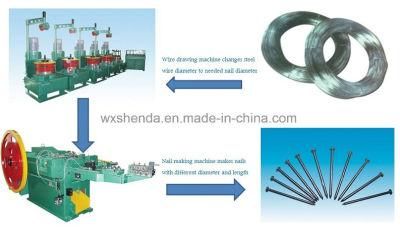 Steel /Iron/ Concrete Wire Nail Making Machine Manufacturer China