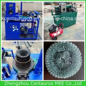 Automatic Stainless Steel Mesh Scourer Clean Ball Making Machine 6kg/H