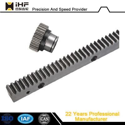 Ihf Customized Small Size Stainless Steel Standard Gear Rack for Woodworking Machinery
