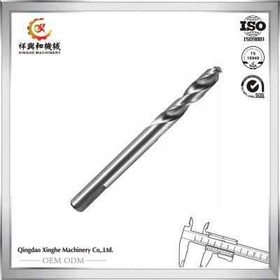 OEM Fully Ground Three Flats Shank Parabolic Flute Titanium HSS Pilot Point Drill Bit