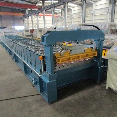 2021 Hot Sale Color Steel Coils Trapezoidal Roof Sheet Forming Machine with CE and ISO 9001 Quality Certificate