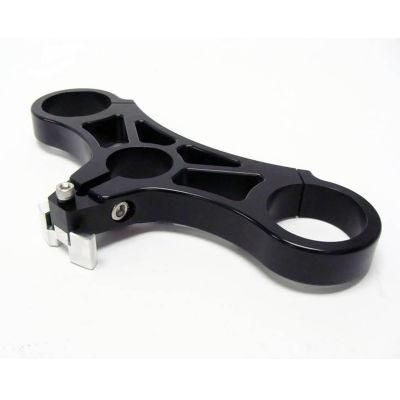 CNC Machining Milling Aluminum Billet Top Triple Clamp for Motorcycle