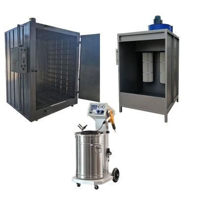 Powder Coating Package for Small Metals Painting (Powder booth/Curing Oven/Gun)