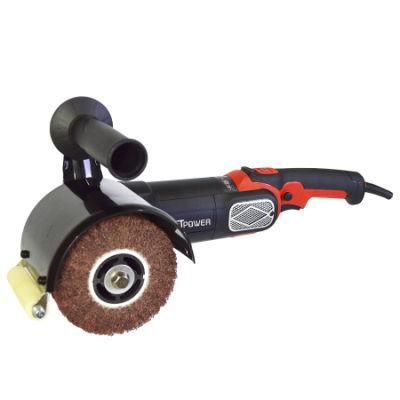 120mm Corded Handheld Electric Burnisher Roller Sander Stainless Steel Finisher Polisher