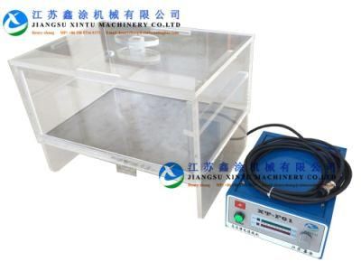 Xt-02D/ Plexiglass Type Portable Electrostatic Powder Flocking Machine for Nose or Mouth Swab Head