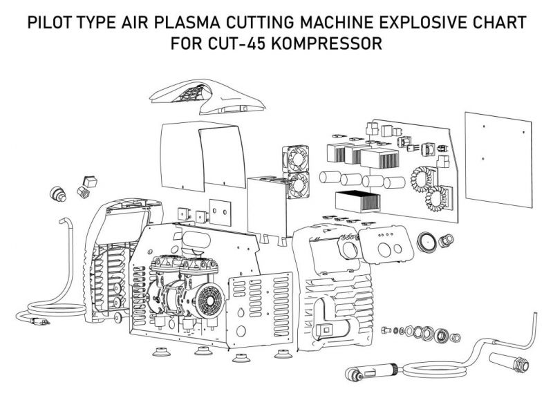 Welding Machine 10mm 12mm Technology RoHS CE SAA Certified Plasma Cutting Machine