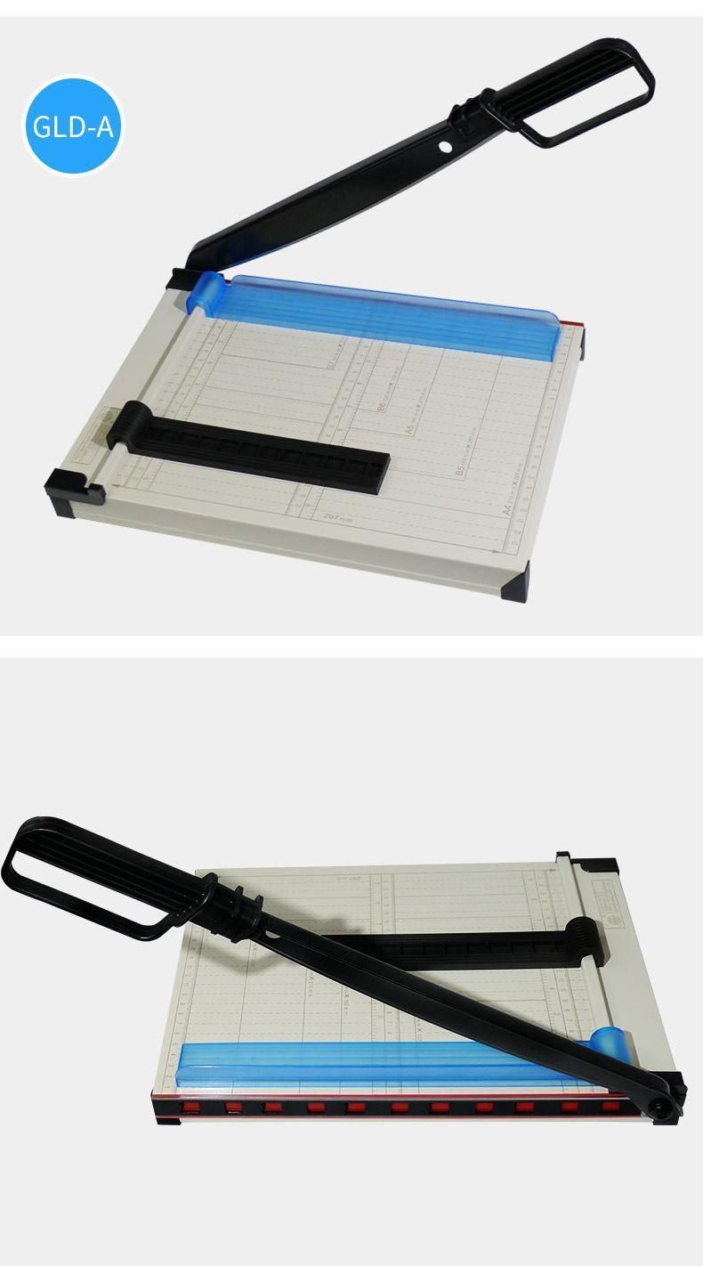 Seller Factory Plastic Sprayed Steel Manually Guillotine Paper Cutter Machine