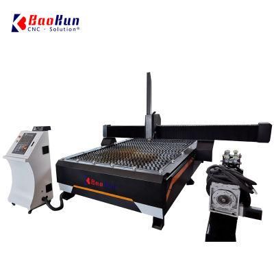 CNC Plasma Aluminum Copper Tube Steel Rail Cutting Machine