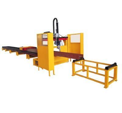 Lansun H /I Section Beam Steel Profile CNC Plasma Cutting Machine 300-800mm Beam Steel Cutter Length 6m/12m/15m