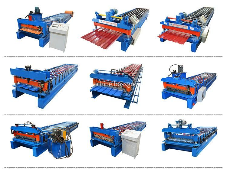 828 Glazed Tile Making Roll Forming Machine Production Line